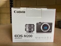 Canon EOS M200 Mirrorless Camera with 15-45mm Lens Kit - Black - 2