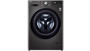 LG Series 9 10kg Front Load Washing Machine with Turbo Clean 360 - Black Steel WV9-1410B
