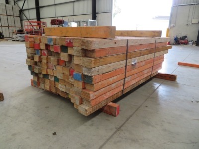 LVL Timber Pack, 95 x 63, 90 Pieces, 1300 to 2400, estimate 130 Lineal Metres