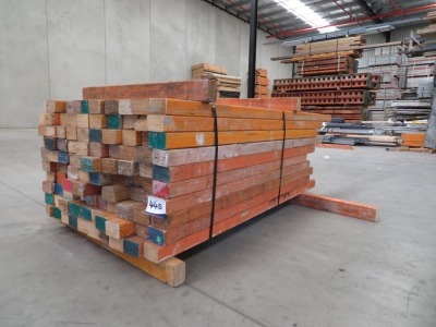 LVL Timber Pack, 95 x 63, 100 Pieces, 1100 to 2200, estimate 140 Lineal Metres