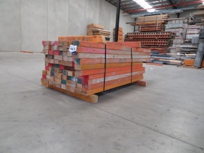 LVL Timber Pack, 95 x 63, 100 Pieces, 1500 to 2200, estimate 180 Lineal Metres