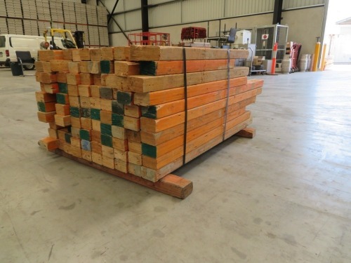 LVL Timber Pack, 95 x 63, 100 Pieces, 800 to 1600, estimate 100 Lineal Metres