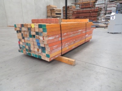 LVL Timber Pack, 95 x 63, 100 Pieces, 1600 to 2500, estimate 210 Lineal Metres