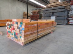 LVL Timber Pack, 95 x 63, 90 Pieces, 2400 to 3200, estimate 250 Lineal Metres