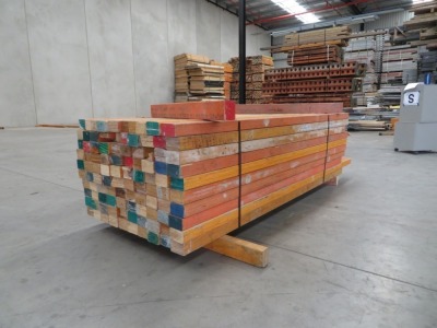 LVL Timber Pack, 95 x 63, 100 Pieces, 2100 to 2600, estimate 230 Lineal Metres