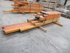 LVL Timber Pack, 95 x 63, 40 Pieces, 1500 to 3300, estimate 80 Lineal Metres - 4