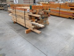 LVL Timber Pack, 95 x 63, 72 Pieces, 800 to 1500, estimate 85 Lineal Metres - 2