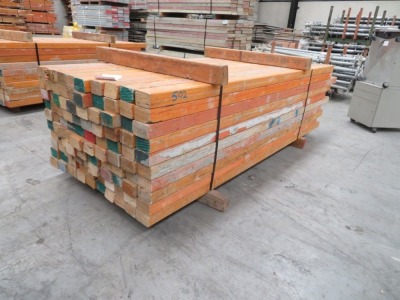 LVL Timber Pack, 95 x 63, 100 Pieces, 2100 to 2600, estimate 240 Lineal Metres