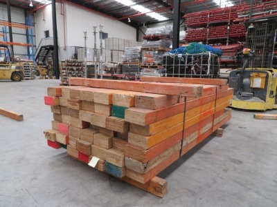 LVL Timber Pack, 150 x 75, 49 Pieces, 1400 to 2400, estimate 70 Lineal Metres