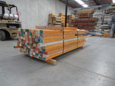 LVL Timber Pack, 95 x 63, 100 Pieces, 1500 to 3300, estimate 210 Lineal Metres