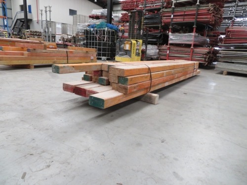 LVL Timber Pack, 150 x 75 & 95 x 63, 4 Pieces - 150 x 75, 3600mm L, 19 Pieces - 950 x 75, 2900mm L, estimate 75 Lineal Metres