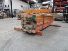 LVL Timber Pack, 95 x 63, 35 Pieces, 1800 to 2700, estimate 75 Lineal Metres - 2