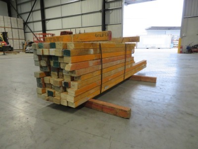 LVL Timber Pack, 95 x 63, 60 Pieces, 1200 to 3000, estimate 120 Lineal Metres