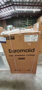 Euromaid 540mm Electric Solid Plate Freestanding Cooker - White FFS5463W - 2