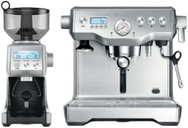 Breville Dynamic Duo Coffee Machine and Grinder - Stainless Steel - 4