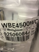 Westinghouse 453L Pocket Handle Right Hinge Bottom Mount Fridge - White WBE4500WC-R - 3