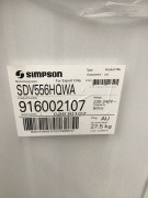 Simpson 5.5kg Vented Dryer SDV556HQWA - 3