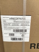 Hisense 670L Pure Flat Stainless French Door Fridge HR6CDFF670S - 3