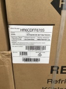 Hisense 670L Pure Flat Stainless French Door Fridge HR6CDFF670S - 3