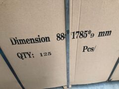 Quantity of 125 Timber Ply Sheets (Suit Airodeck), 1785 x 880 x 9mm (New in Carton) - 3