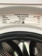 Fisher & Paykel 8kg Smart Wash Front Loader Washing Machine WH8560P2 - 4