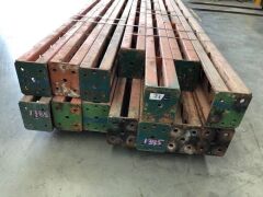 Quantity of 12 RMD Megashore Pressed Steel Strauchins for Construction Industry, 220 x 180 x 3600mm & Quantity of 2 Pressed Steel Strauchins for Construction Industry, 220 x 180 x 3000mm