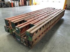 Quantity of 12 RMD Megashore Pressed Steel Strauchins for Construction Industry, 220 x 180 x 3600mm & Quantity of 2 Pressed Steel Strauchins for Construction Industry, 220 x 180 x 3000mm - 6