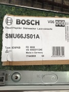Bosch SMU66JS01A Serie 6 Under Bench Dishwasher - 3