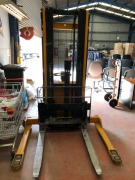 Walkie Stacker Forklift with Charger, Make: Liftcare, Serial No: 01287, DOM: 10/2006, Lift Capacity: 1500Kg - 2