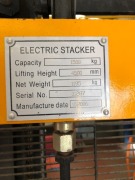 Walkie Stacker Forklift with Charger, Make: Liftcare, Serial No: 01287, DOM: 10/2006, Lift Capacity: 1500Kg - 4