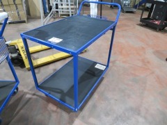 2 Tier Stock Picking Trolley, 900 x 600 x 875mm H - 2