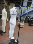 2 x Mannequins on Mobile Stands - 3