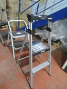 3 x Assorted 2 Step Folding Ladders - 2