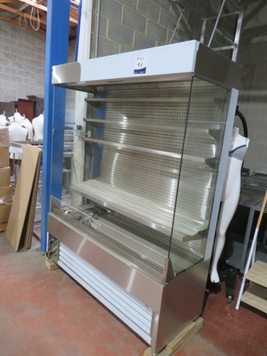 Display Refrigerator, Stainless Steel Case, Undermount Refrigeration Unit, Model: SD60/150FG
