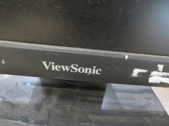 Viewsonic 27" LED Monitor, Model: VX2703MH-LED, Built: 02/2014, 240 volt. No Leads - 2