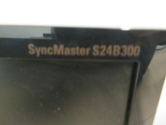 Samsung 24" Monitor, Model: Syncmaster S24B300, 14 volt DC with Power Supply - 2