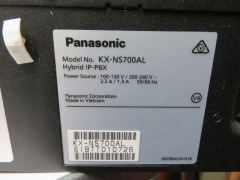 Panasonic Telephone System, Model: KX-NS5700ZL, Hybrid IP-PXB, with 21 Panasonic KX-NT553 Handsets - 4