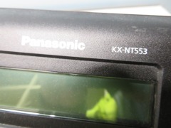 Panasonic Telephone System, Model: KX-NS5700ZL, Hybrid IP-PXB, with 21 Panasonic KX-NT553 Handsets - 6