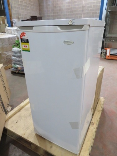 Nightingale Upright Freezer, 131 Litre, Model: NF131F, 570 x 590 x 1200mm H, 240 Volt