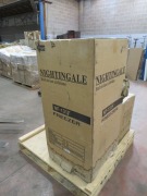 Nightingale Upright Freezer, 131 Litre, Model: NF131F, 570 x 590 x 1200mm H, 240 Volt - 3