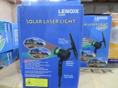 5 x Lennox Solar Laser Lights, Model: LL604 & 1 x Sunray 2400 W Fan Heather - 3