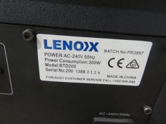 Lennox Bluetooth 300 Watt Entertainment Unit, Model: BTD200 - 6