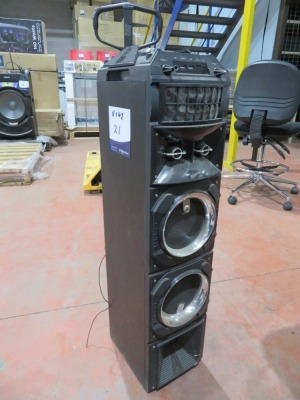 Lennox Bluetooth Speaker, Model: BT9350, 240 Volt, 200 x 250 x 880mm H