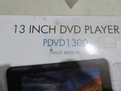 Lennox 13" DVD Player, Model: PDVD1300 - 2