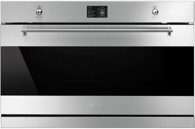 Smeg SFPA9395X 90cm Classic Aesthetic Pyrolytic Built-In Oven