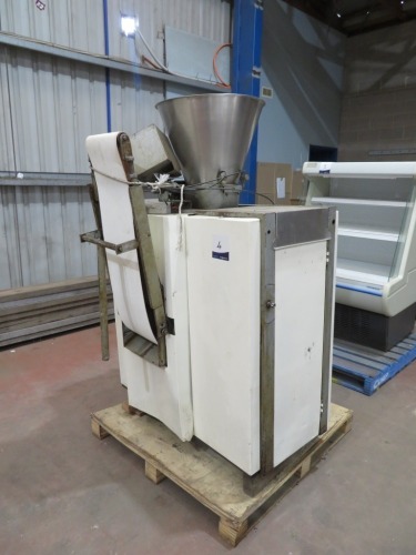Depositor with Outfeed Conveyor, Steel Frame
