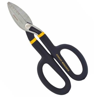 STANLEY FatMax All Purpose Tin Snips, cuts up to 22 Gauge Steel and 26 Gauge Stainless Steel(FMHT73571)