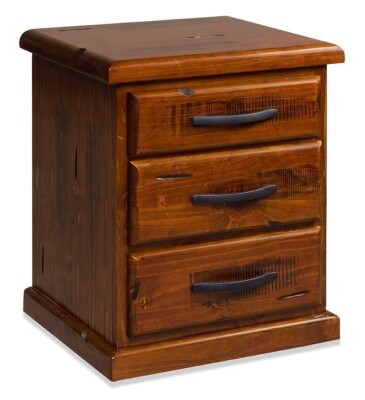 Albury 3 Drawer Bedside Table