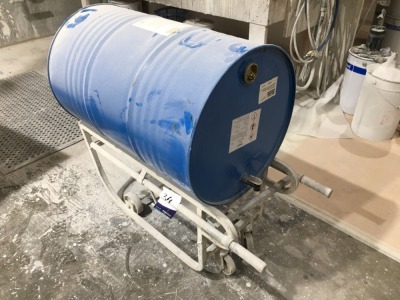 Mobile Drum Dispensing Trolley with Part (40% of Acetone)