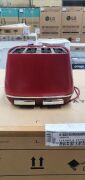 De'Longhi Distinta Flair 4 Slice Toaster - Glamour Red CTI4003R - 3